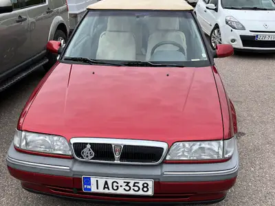 Rover 216 Museorekisteröity, ilmoituksen kuva