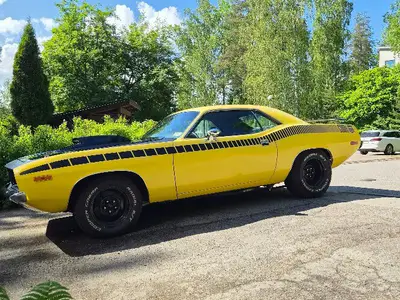 Plymouth Cuda, ilmoituksen kuva