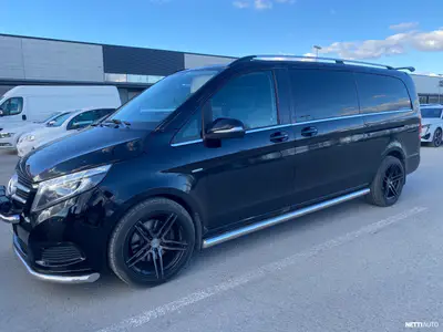 Mercedes-Benz V 250 CDI BlueTec *8paikkainen *Musta täysnahkasistusta *A3 pitkä, ilmoituksen kuva