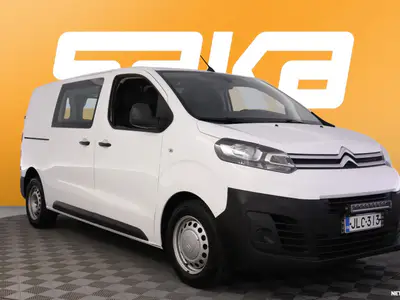 Citroen Jumpy BlueHDi 180 M Automaatti ** Webasto / Vetokoukku / Pariovet / Vakkari / Suomi-auto / Puolinahkasisusta / Bluetooth **, ilmoituksen kuva